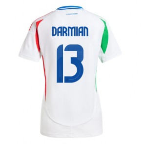 Italien Matteo Darmian #13 Udebanetrøje Dame EM 2024 Kort ærmer